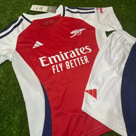 Shirt Arsenal 2024-25 Home Kids With Shorts Soccer Football