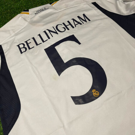 Shirt Real Madrid 2023-24 Home Bellingham #5 Final Champions League Men's