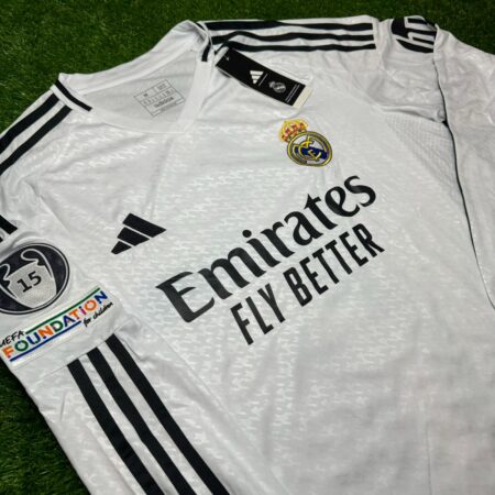 Real Madrid 24-25 Home Without name Champions League Long-Sleeve