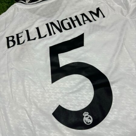 Real Madrid 24-25 Home Bellingham #5 Champions League Long-Sleeve