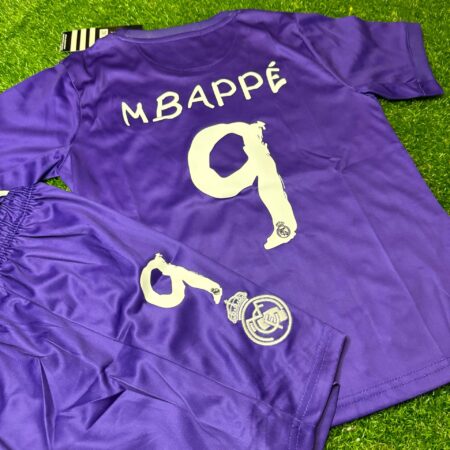 Real Madrid 2024-25 Y-3 Mbappe #9 Kids Purple Football