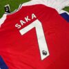 Shirt Arsenal 2024-25 Home Saka #7 Men’s Soccer Football - Image 3