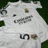 Shirt Real Madrid 24-25 Home Kids Bellingham #5 Champions League Football - Image 2