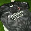 Shirt AC Milan 24-25 Goalkeeper Black Grey Football Men's Soccer - Image 4