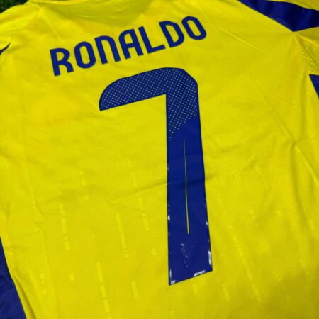 Shirt Al Nassr 24-25 Home Ronaldo #7 Men's Soccer Football