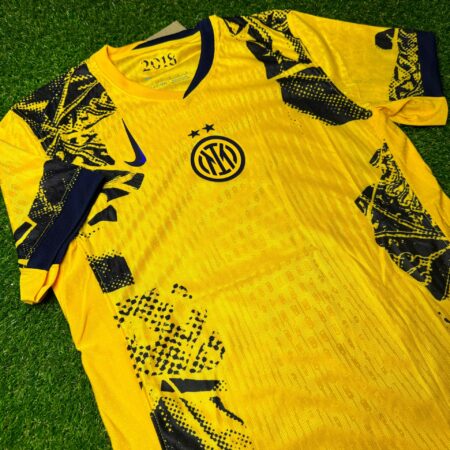 Shirt Inter Milan 2024-25 Third Yellow Player Version Men's Soccer Football