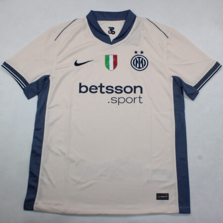 Shirt Inter Milan 2024-25 Away White Men's Soccer Football