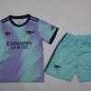 Shirt Arsenal 2024-25 Third Away Kids kits Green Purple - Image 2