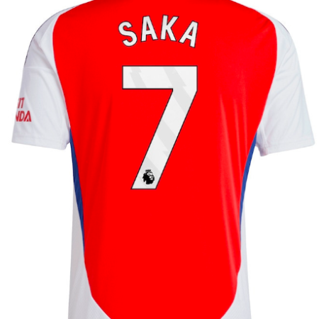 Shirt Arsenal 2024-25 Home Saka #7 Men’s Soccer Football