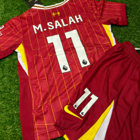 Shirt Liverpool 2024-25 Home M.Salah #11 Kids Kit Football