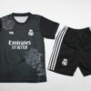 Shirt Real Madrid 24-25 Y-3 Black Kids Kit Football - Image 2