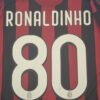 Shirt Ac Milan 09-10 Home Ronaldinho 80# Champions League Men’s Retro - Image 3