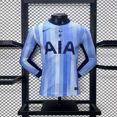 Shirt Tottenham 2024-25 Away Long Sleeve Player Version Blue Men's