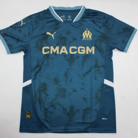 Shirt Marseille 2024-25  Away Dark Blue Men’s Soccer Football