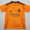 Shirt Real Madrid 2024-25 Away Kids Kit Orange Football - Image 9