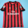 Shirt Ac Milan 2017-18 Home With League Red Men's Retro Soccer Football - Image 4