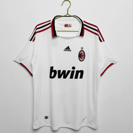 Shirt Ac Milan 2009/10 Away White Men’s Retro Soccer Football