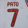 Shirt Ac Milan 2011-12 Away PATO #7 White Champions League UCL Retro - Image 3