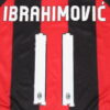 Shirt Ac Milan 2010-2011 Home Ibrahimovic #11 Champions League Men’s Retro - Image 3