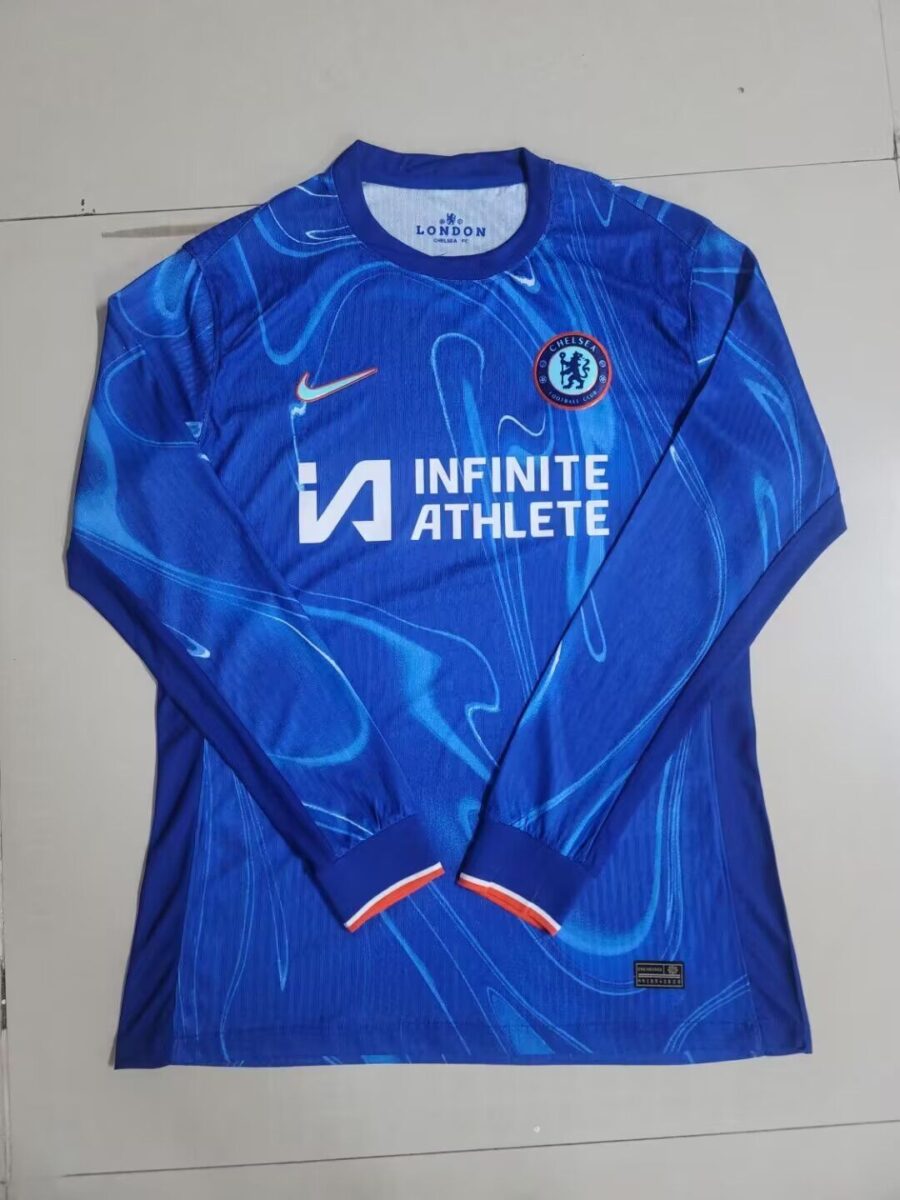 Shirt Chelsea24-25 Home Long Sleeve player version Men’s Football