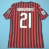 Shirt Ac Milan 2019-20 Home Ibrahimovic #21 Men's Soccer Football - Image 4