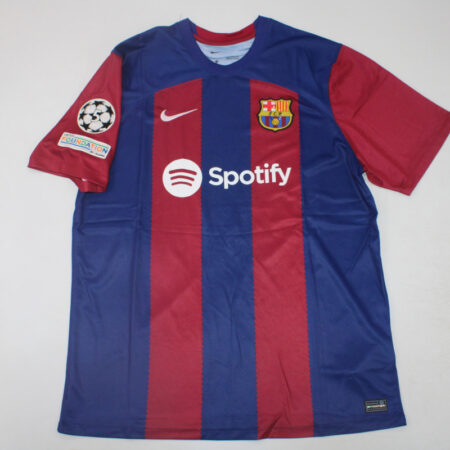 Shirt Fc Barcelona 2023-24 Home Champions League Men's Football