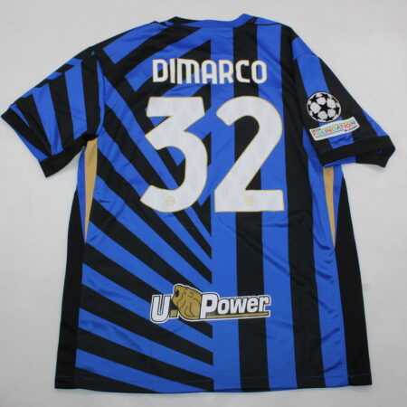 shirt Inter Milan 24/25 Home Demarco #32 Champions League Men's