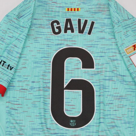 Shirt Fc Barcelona 2023-24 Third GAVI #6 Away With Patch Men's