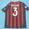 Shirt Ac Milan 2009/10 Home Maldini #3 Edition Retired Version Men’s Retro - Image 8