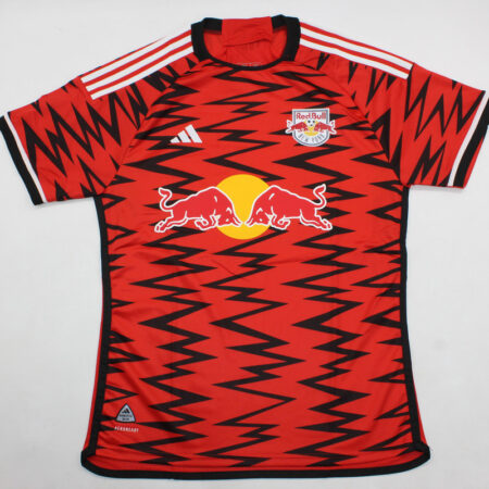 Shirt New York RB 2024-25 Away Red Player Version Men’s Soccer Football