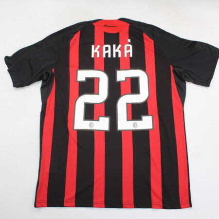 Shirt Ac Milan 2008/09 Home Kaka #22 With Patch Men’s Retro Soccer Football