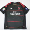 Shirt Ac Milan 10-2011 Ibrahimović #11 Away Black With patch Men’s Retro - Image 2