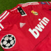 Shirt Real Madrid 2011-12 Third Long Sleeve Champions League Red Men's - Image 11