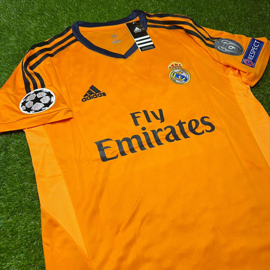 Shirt Real Madrid 2013-14 Third Champions League Orange Men's