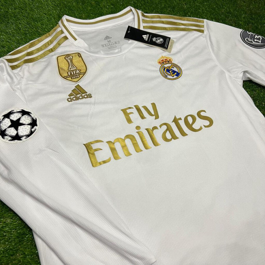 Shirt Real Madrid 2019-20 Home Long Sleeve Champions League Men's