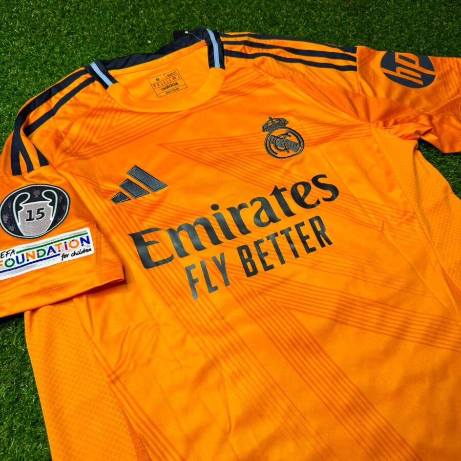 Shirt Real Madrid 24-25 Away Champions League Orange Men's