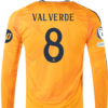 Shirt Real Madrid 24-25 Away Long Sleeve Champions League Orange - Image 5