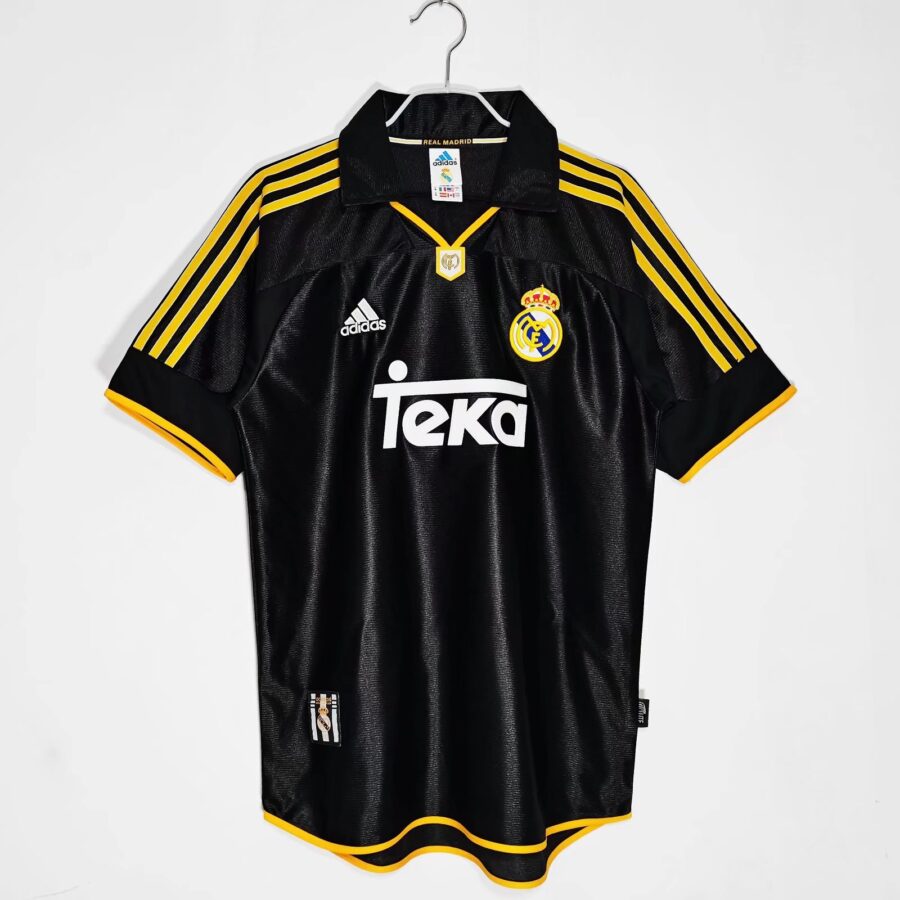 Shirt Real Madrid 99-00 Away Champions League Black Retro Men’s