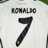 Shirt Real Madrid 2013-14 Home Long Sleeve Men's Soccer Football - Image 3