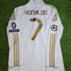 Shirt Real Madrid 2011-12 Home Long Sleeve Champions League Men's - Image 9