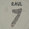 Shirt Real Madrid 2013-14 Home Raul #7 Portido Homenaje Men's Football - Image 6