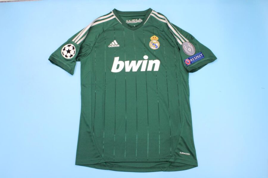 Shirt Real Madrid 2012-13 Third Champions League Away Green Men's