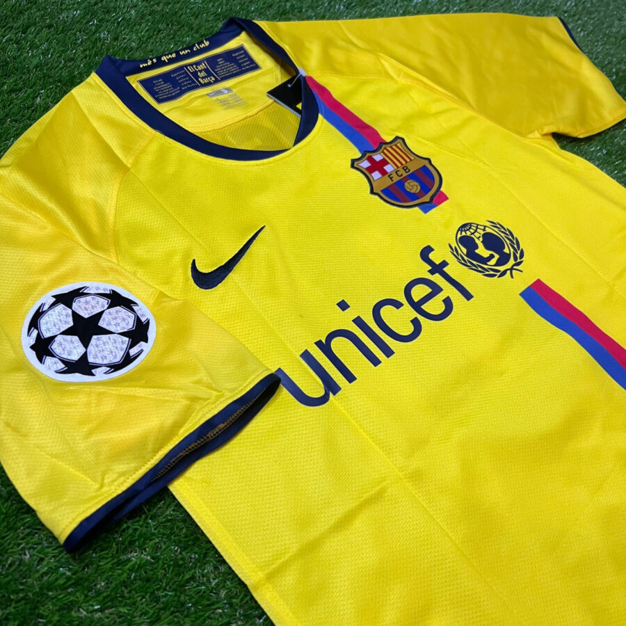 Shirt Fc Barcelona 08-09 Away Champions League Retro