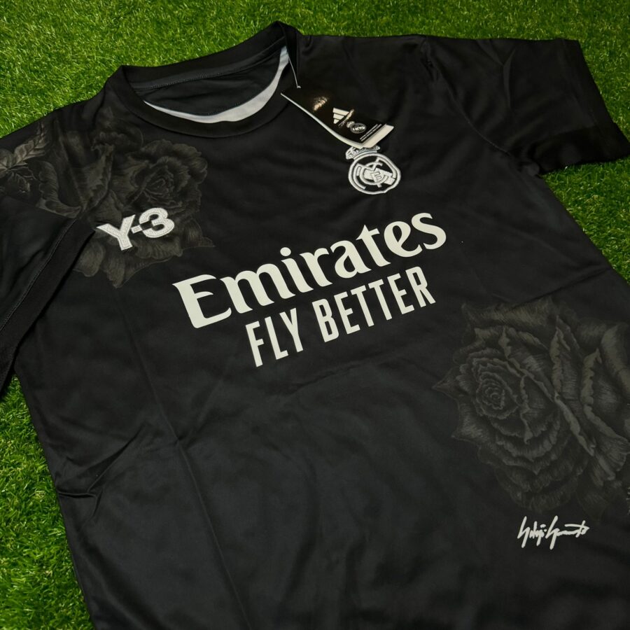 Shirt Real Madrid 24-25 Y-3 Black Men's Football