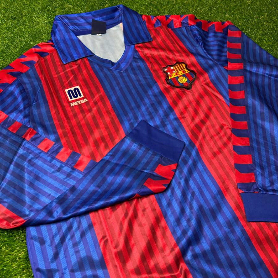 Shirt Fc Barcelona 1991-92 Home Long Sleeve Retro Men's Football