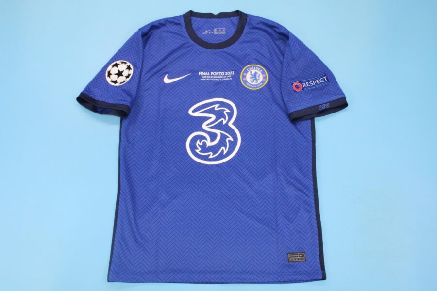 Shirt Chelsea 20-21 Home Kante Champions League Final Porto