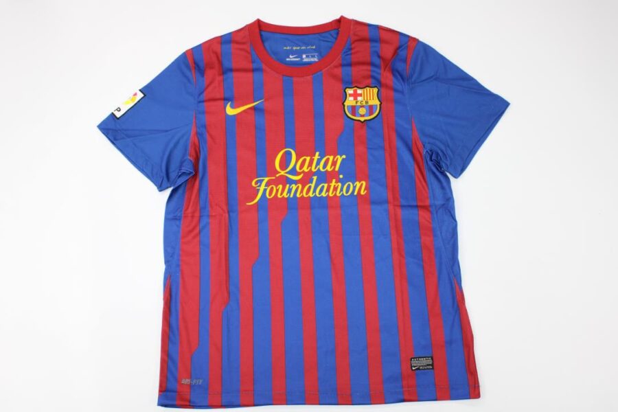 Shirt Barcelona 2011-12 Home LFP Men's Soccer Football Retro