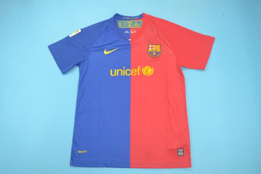 Shirt Fc Barcelona 08-09 Home Liga Version Men's Retro