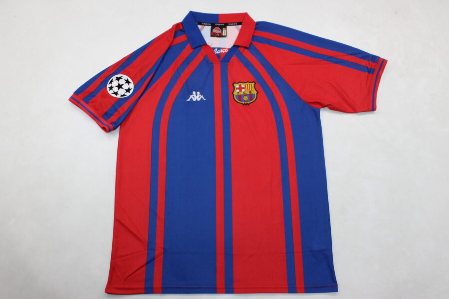 Shirt Fc Barcelona 98 Home Champions League Retro Men's