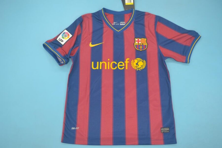 Shirt Fc Barcelona 09-10 Home LFP Men's Soccer Football Retro